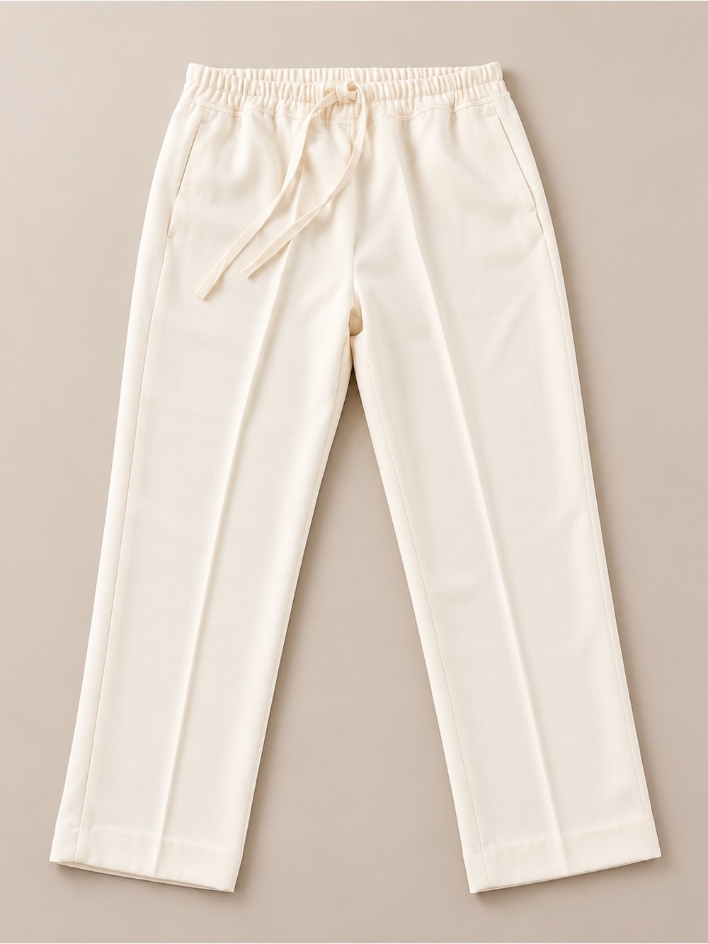 NWOT Reiss Cream Drawstring Trousers 8 M